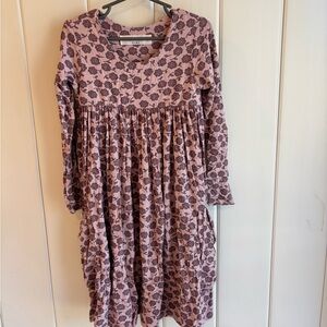 Remie Girl Floral Long Sleeve Kids Dress